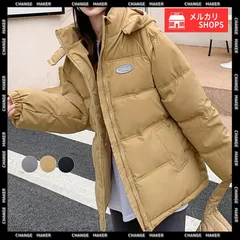 【送料無料】エコダウンジャケット フード付き ブルゾン ダウンジャケット レディース おしゃれ フェイクダウンコート 冬 アウター 中綿コート ジャンパー キルト ボリューム感 ジップアップ 軽い ミディアム丈 新品 未使用 CH6XINANYT-017