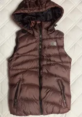 THE NORTH FACE ザノースフェイス ダウン ベスト バーガンディ XS