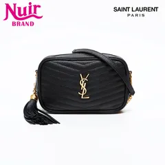 YVES SAINT LAURENT イヴ・サンローラン ショルダーバッグ ミニ ルー レザー【中古】
