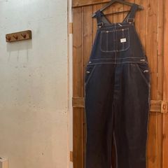 児島ジーンズ ヒッコリーオーバーオール 大きいsize XXL W44位 新品 