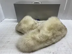 h10959 SAGAFOX ファー 毛皮 ストール マフラー Lサイズ レディース 