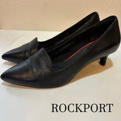 ロックポート　ROCKPORT　truTECH　アッパーレザー　ヒールパンプス　サイズ：24.5cm 　ヒール：5cm