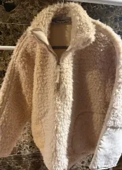 アクネ シープスキン ジップアップ フリース レディース 輸入衣類