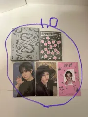 Stray Kids（ストレイキッズ・スキズ・SKZ）ドゥエット プラットフォーム バンチャン(BANG CHAN) セット + アコーディオン 証明写真 ウール 帽子 トレカ 付き