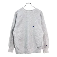 90年代 USA製 Champion チャンピオン ワンポイントロゴ REVERSE WEAVE リバースウィーブ スウェット グレー(メンズ L)中古 古着 V6666