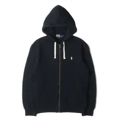 POLO Ralph Lauren ポロ ラルフローレン パーカー ブラック 黒 サイズ:M | 00s リバースウィーブ フルジップ スウェットパーカー | 00年代 | トップス フーディー【メンズ】【中古】