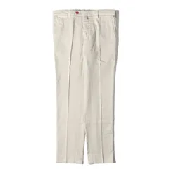 【美品】Kiton キートン パンツ ライトベージュ サイズ:32相当 | 近年モデル スリム ストレート ストレッチ リネン トラウザー スラックス パンツ (UFPP79 8G0808) | MADE IN ITALY | ボトムス【メンズ】【中古】のサムネイル