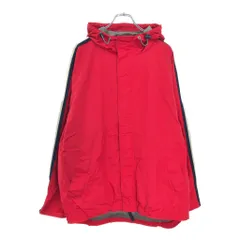 90年代 GAP ギャップ フーデッド ナイロンジャケット オールドギャップ レッド(メンズ L)中古 古着 V7456