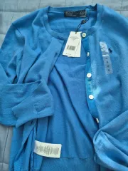 ポロカーディガン