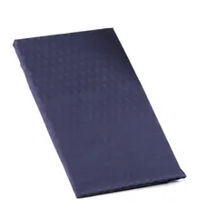 【人気商品】日本製 ホテルスタイル 高密度チェック織りサテンカバー コットン100% 【クレモナ】 ピロケース Mサイズ スレートブルー HS11010-021