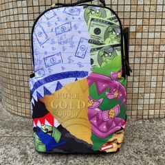 希少】SPRAYGROUND 銃柄 バック 武器柄 リュック 派手柄 プリント
