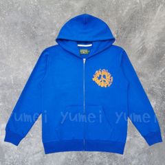 kwikie star logo full zip hoodie blue - メルカリ