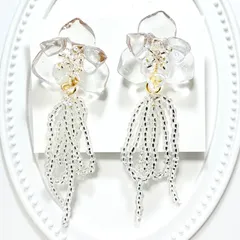 ハンドメイドピアス【No.1】