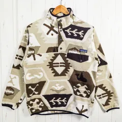 【Men's XS ベージュ系】 Patagonia ( パタゴニア ) シンチラ スナップ ティー プルオーバー Synchilla Snap-T Pullover ポリエステル 25450 International Men's ケーブ エ