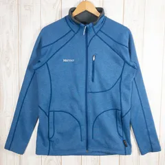 【Men's L ブルー系】 Marmot ( マーモット ) ヒート ナビ ヴォルケーノ フルジップ HEAT NAVI VOLCANO FULL ZIP ポリエステル ウェア トップス アウター ジャケット フリース z00050928