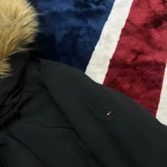 S トミーヒルフィガー ダウンジャケット ロング丈 / ブラック