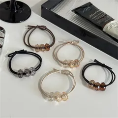 【数量限定】5個セット 女性 おしゃれ ヘアアクセサリー シュシュ ファッション 通勤 大人 通学 髪ゴム 日常 オフィス シンプル トレンド ヘアゴム 小物 シンプル かわいい ゴムレディース(B-5個セット)