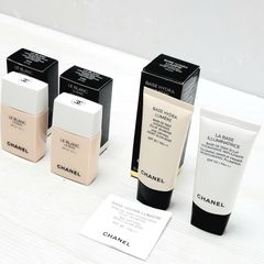 [미사용품] CHANEL 샤넬 라 바즈 일루미나 투리스 35ml & 버즈 이두라 루미에르 35ml & 루브란 러버즈 로제 30mlx2 메이크업베이스