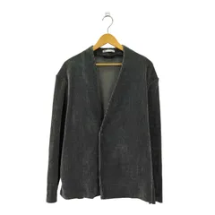 ザラ ZARA コーデュロイノーカラージャケット メンズ import：M 