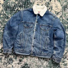 80s USA LEVI'S リーバイス アメリカ製 デニム トラッカー ジャケット(42)