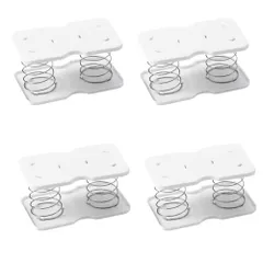 【在庫処分】ペーパータオルケース おしゃれ ウェット ティッシュボックス インストールが簡単 弾力性が良い 自動ペーパーポンピング 白い 4個入り ウェットティッシュケース