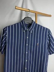 M) ポロラルフローレン スリムフィット ストライプ シャツ