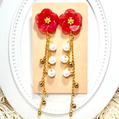 ハンドメイドピアス【No.5】