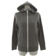 ユナイテッドアローズ UNITED ARROWS 起毛ウールジップアップパーカー 1112-199-0449 ダブルジップ 切替え グレー Sのサムネイル