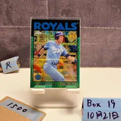 2021 Topps Chrome George Brett 21/99 KANSAS CITY ROYALS Green Mojo Refractor 35th Anniversary  カード