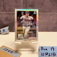 2020 Topps Bowman Chrome Freddie Freeman 429/499 ATLANTA BRAVES Refractor カード
