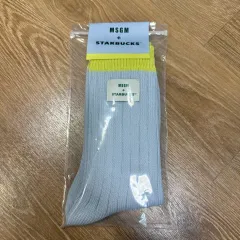 MSGM x スターバックス コラボ 靴下 スカイ
