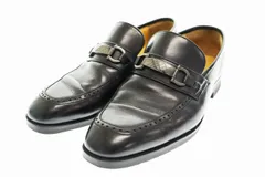 バーバリー BURBERRY ビット ローファー レザー シューズ BU1471 24 1/2 ブラック ブランド古着ベクトル 中古●▲250814のサムネイル