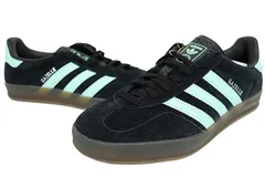 アディダス adidas GAZELLE INDOOR CORE BLACK CLEAR MINT GUM ガゼル インドア コアブラック クリアミント ガム JR7112 27 ブランド古着ベクトル 中古▲251101