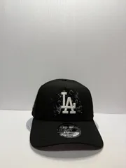 Newera ロサンゼルスドジャース 40thアニバーサリー 9forty A-FRAME スナップバックキャップ ブラックカラー