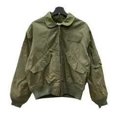 ヒューストン HOUSTON CWU-36P Flight Jacket Military フライトジャケット ミリタリー ブルゾン アウター バックプリント ワッペン 緑 ジャケット プリント カーキ Mサイズ 104MT-2429