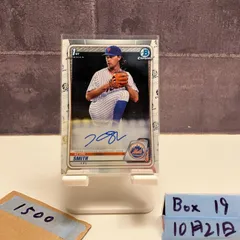 2020 Topps 1st Bowman Chrome Kevin Smith 直筆サインカード NEW YORK METS カード