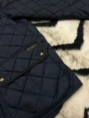 L ポロラルフローレン コーデュロイ キルティング ジャケット/ネイビー