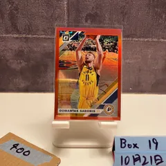2019-20 Panini Donruss Optic Domantas Sabonis 49/99 Indiana Pacers Orange Prizm カード
