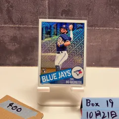 2021 Topps Chrome Bo Bichette Toronto Blue Jays 35th Anniversary RC ルーキー Rookie Mojo Refractor カード