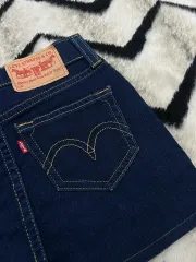 XS リーバイスType1 デニム ミニスカート / インディゴデニム / ストレッチ