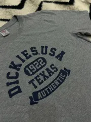 XL ディッキーズ ロゴ 半袖/グレー