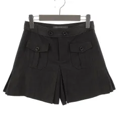 ダブルスタンダードクロージング ダブスタ DOUBLE STANDARD CLOTHING パンツ ショートパンツ プリーツ グレー 36のサムネイル