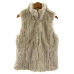 ザラ ZARA GIRLS ジャケット ベスト スタンドカラー ファー ライトベージュ XL 162cm