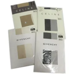 セリーヌ CELINE ジバンシィ GIVENCHY ストッキング 4点セット  ブラック 黒 ベージュ M-L