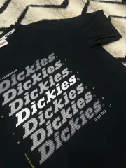 2XL ディッキーズ ロゴ 半袖/ブラック