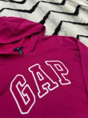 XS GAP ロゴ フーディー/ピンク/起毛