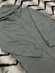 XL UNIQLO U(ユニクロユー) ライトウェイト フード ウィンドブレーカー/セージグレー