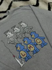 M LMC スリーベア オーバーサイズ スウェット/グレー