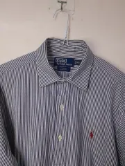 ラルフローレン ポロ ストライプ シャツ 16/L/105