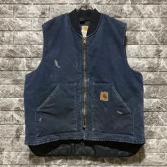 カーハート ダックベスト L ブラック メキシコ製 carhartt - 極美品❗️メキシコ製 Carhartt カーハート ダックベスト